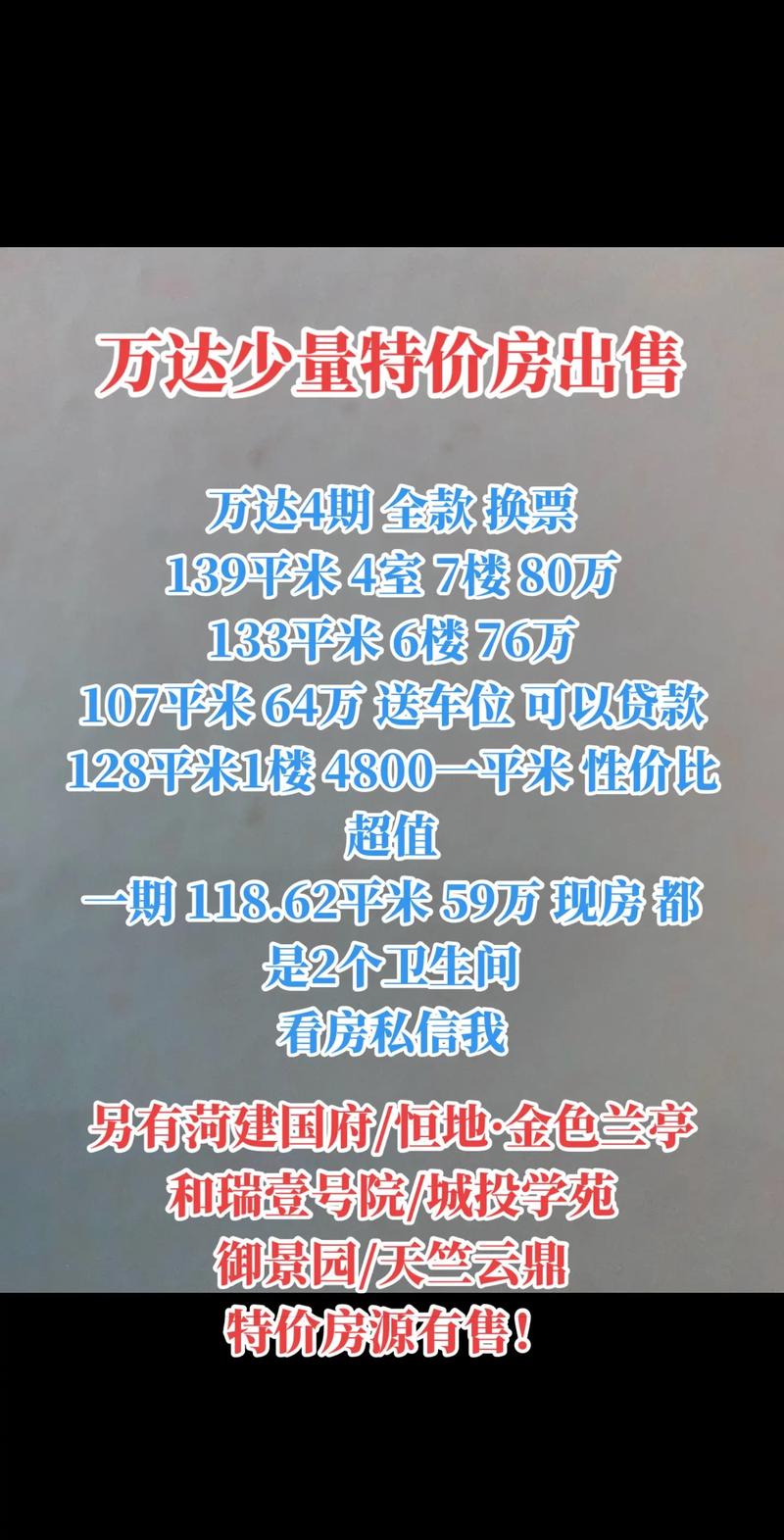楼盘信息